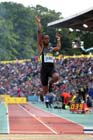Irving Saladino in the long jump, 2012 Samsung Diamond League, Crystal Palace, London.